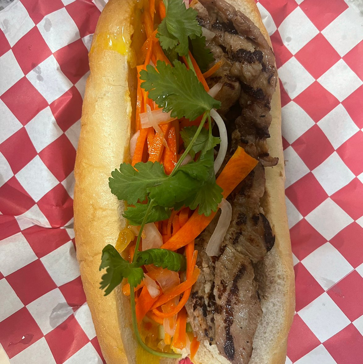 Grilled Chicken Banh Mi.