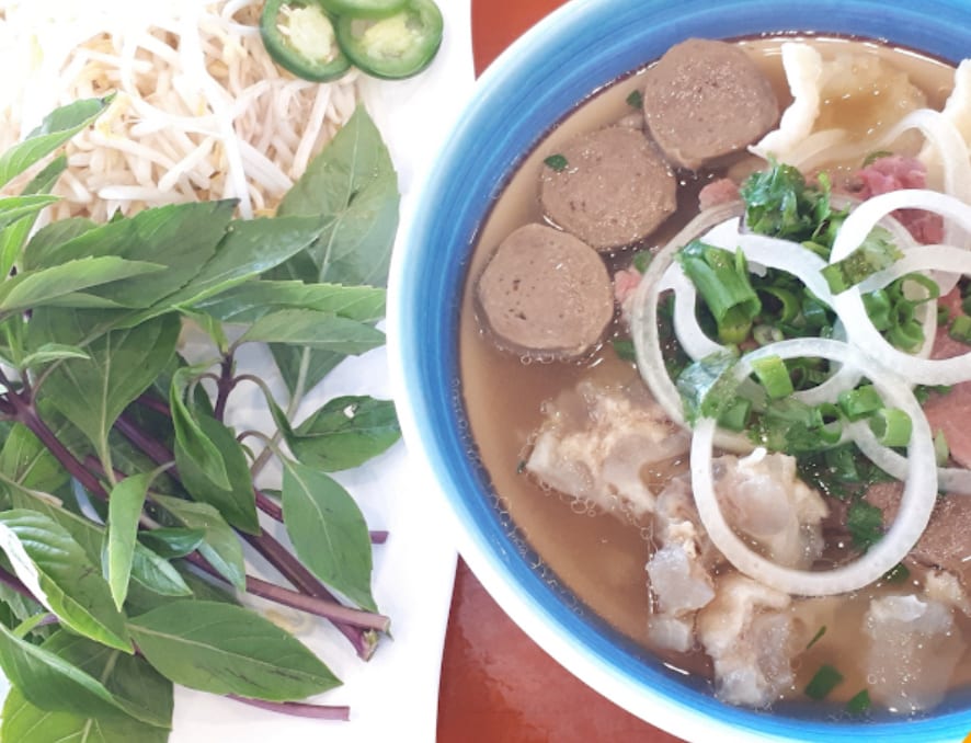 Beef Meatball Noodle Soup.