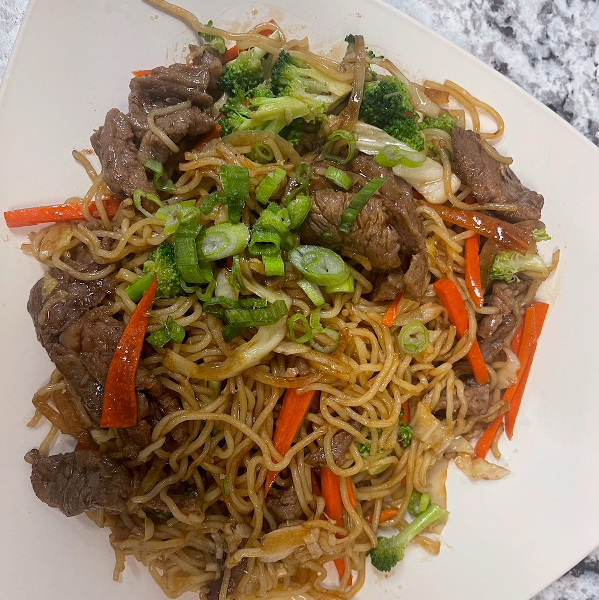Stir-Fried Beef.