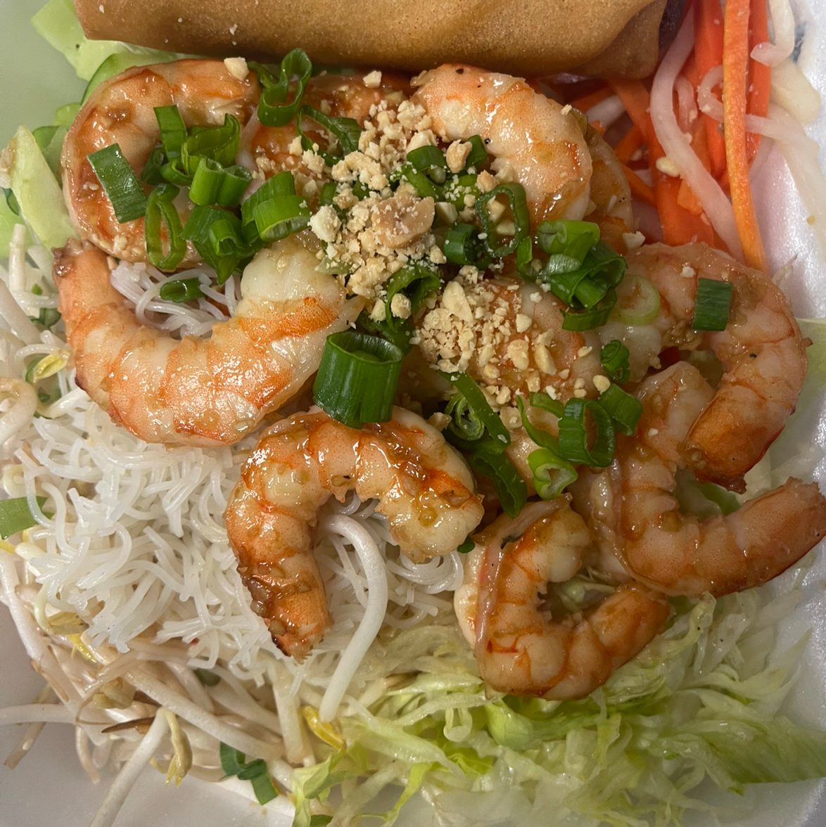 Grilled Shrimp Vermicelli.