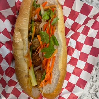 Meatballs Banh Mi