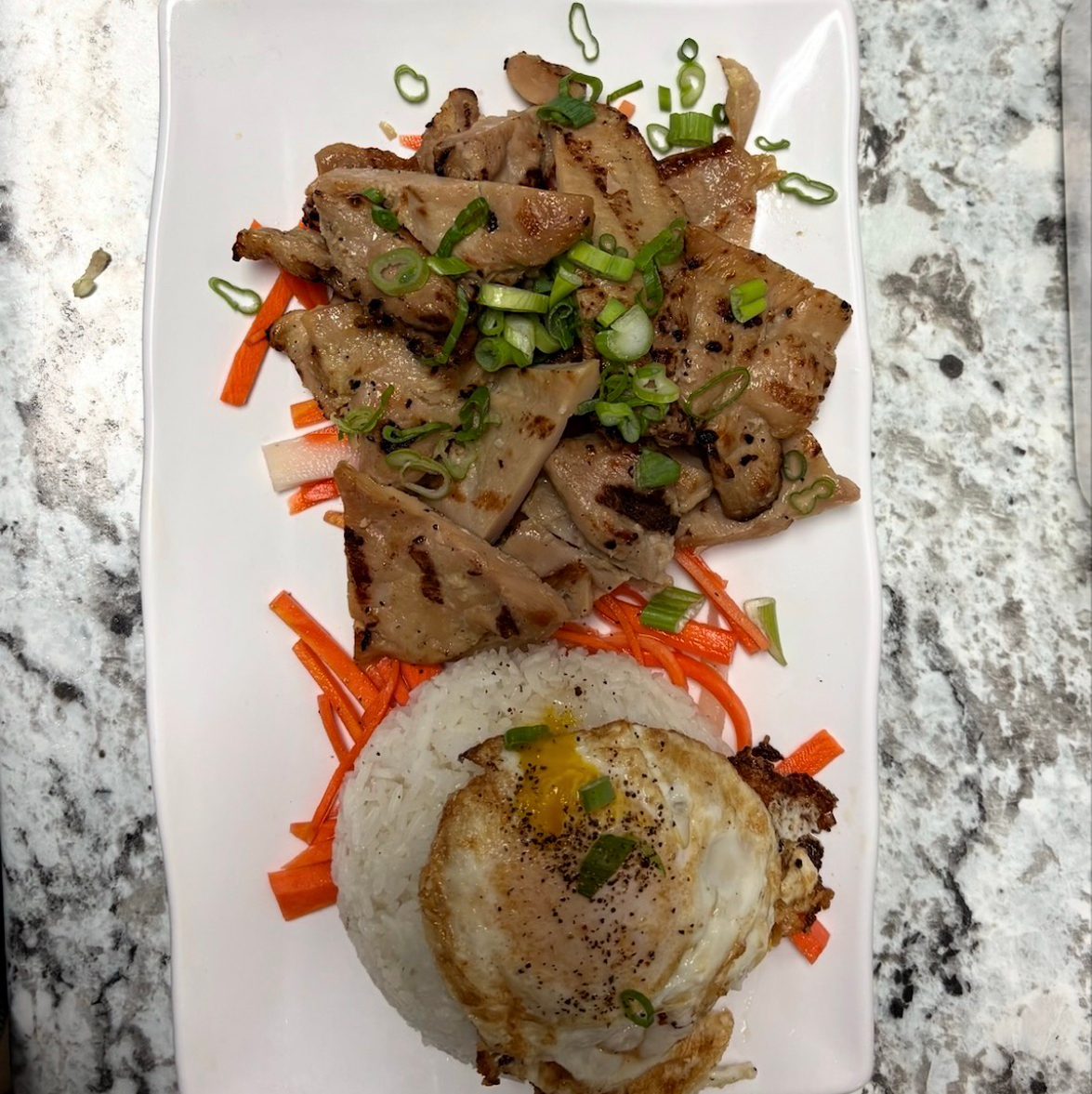 Grilled Chicken Rice.
