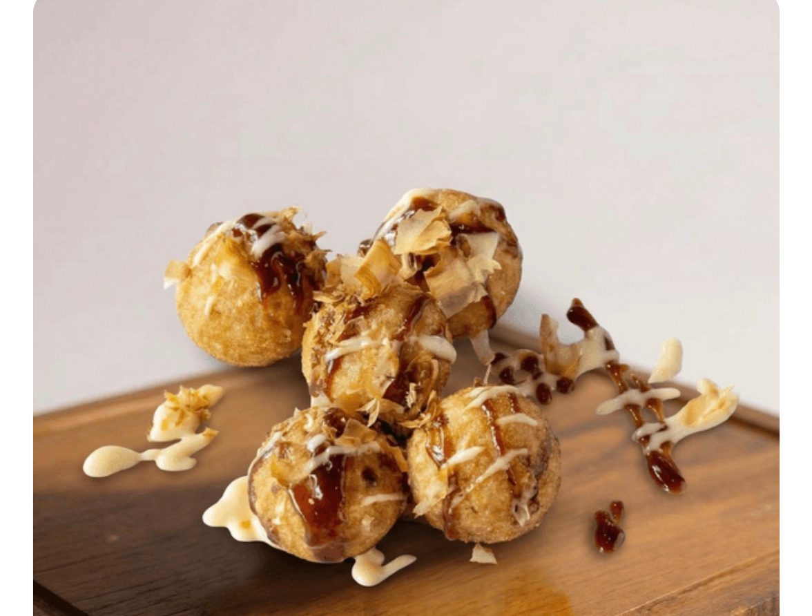 Takoyaki.