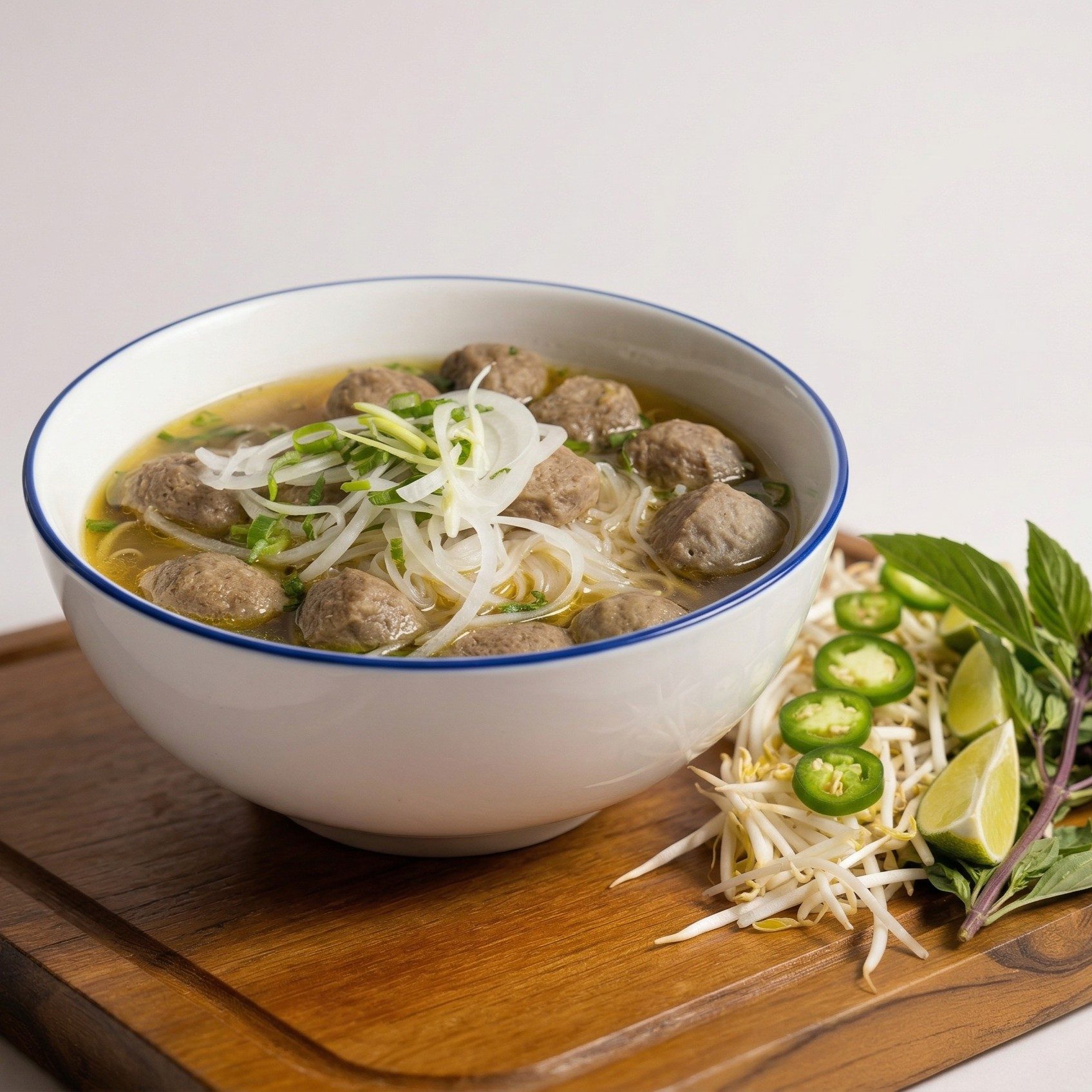 Beef Meatball Pho / Bo Vien.